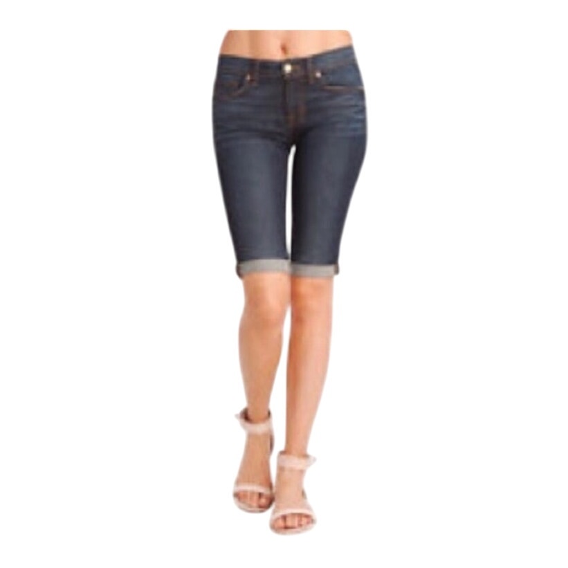 J Brand Revenge Denim Shorts Size 25 Indigo Cuffed Low Rise Nwt Y2k Style